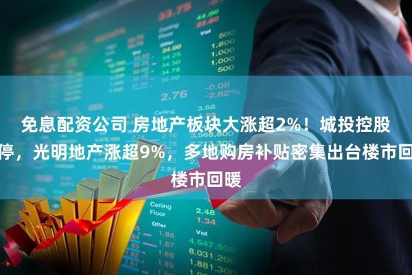 免息配资公司 房地产板块大涨超2%！城投控股涨停，光明地产涨超9%，多地购房补贴密集出台楼市回暖